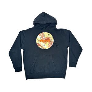 FUCT Circle Desert Camo Logo Hoodie Sweatshirt Pullover Size Large Erik Brunetti